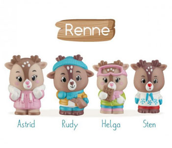 4 characters "Reindeer" family