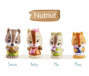 4 characters "Nutnut" family